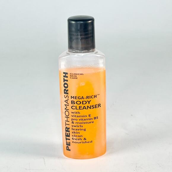 Peter Thomas Roth Mega Rich Body Cleanser Wash Anti-aging Travel 1 oz 30ml New - Picture 1 of 6
